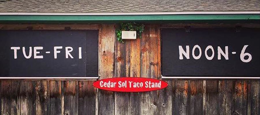 Cedar Sol Taco Stand